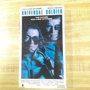 Universal Soldier 1992 VHS Jean Claude Van Damme Dolph Lundgren Emmerich AVID